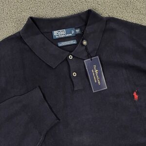 Polo Ralph Lauren The Pima Sweater 4XLT Polo Shirt Knit Long Sleeve Pony NWT